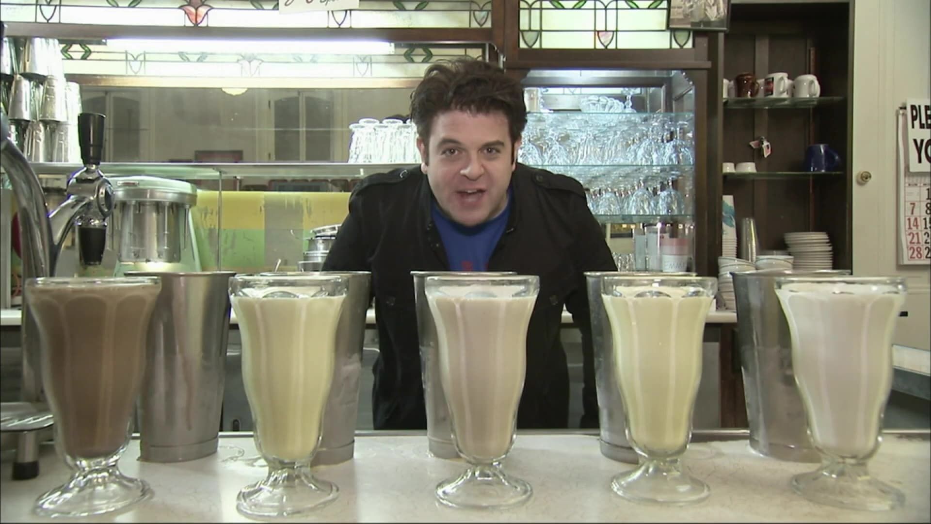 Man v. Food background