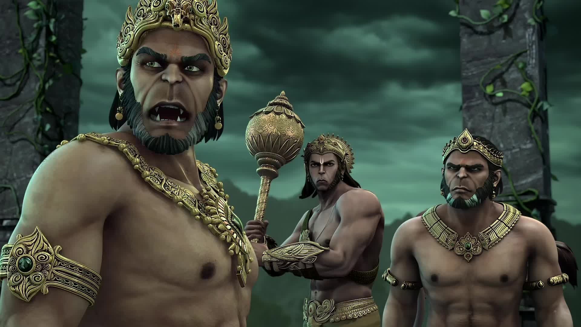 The Legend of Hanuman background