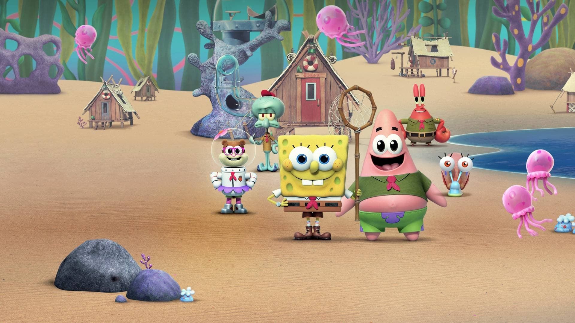 Kamp Koral: SpongeBob's Under Years background