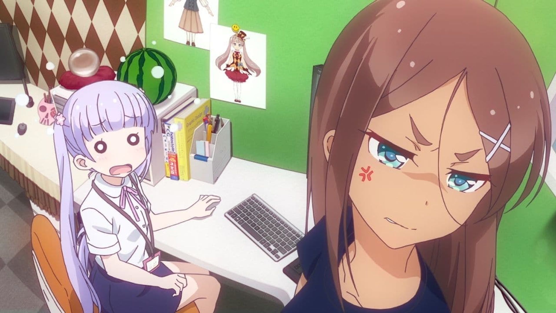 New Game! background