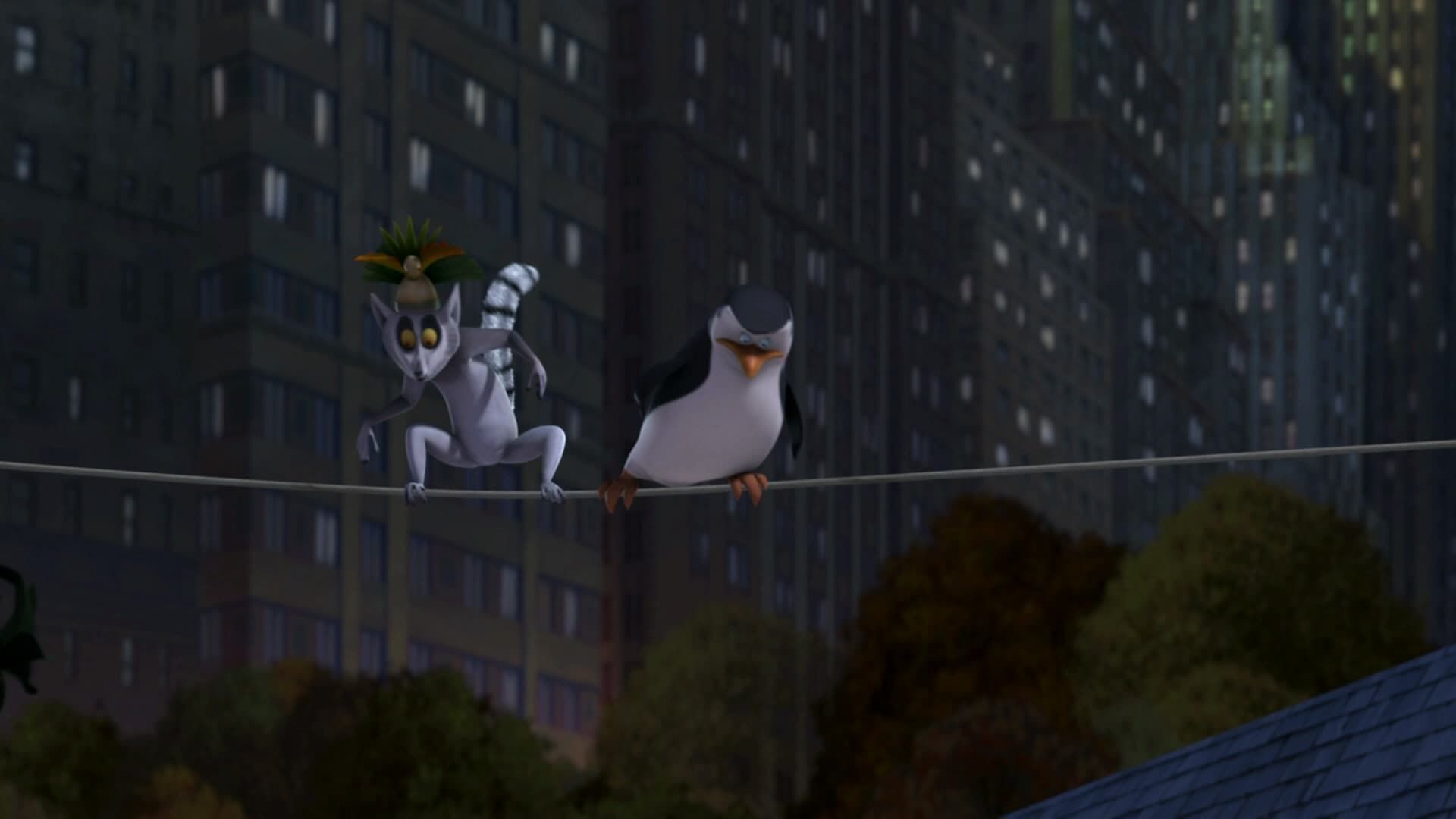 The Penguins of Madagascar background