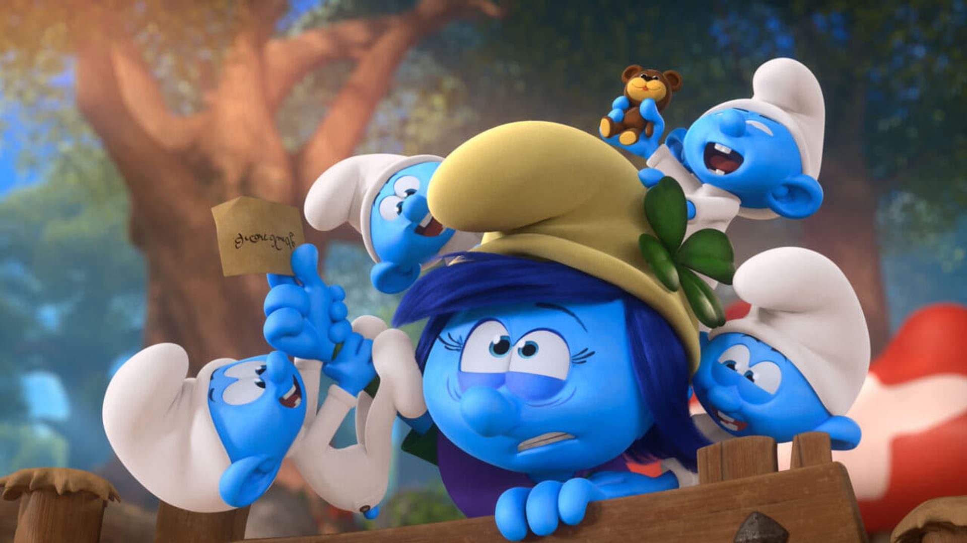 The Smurfs background