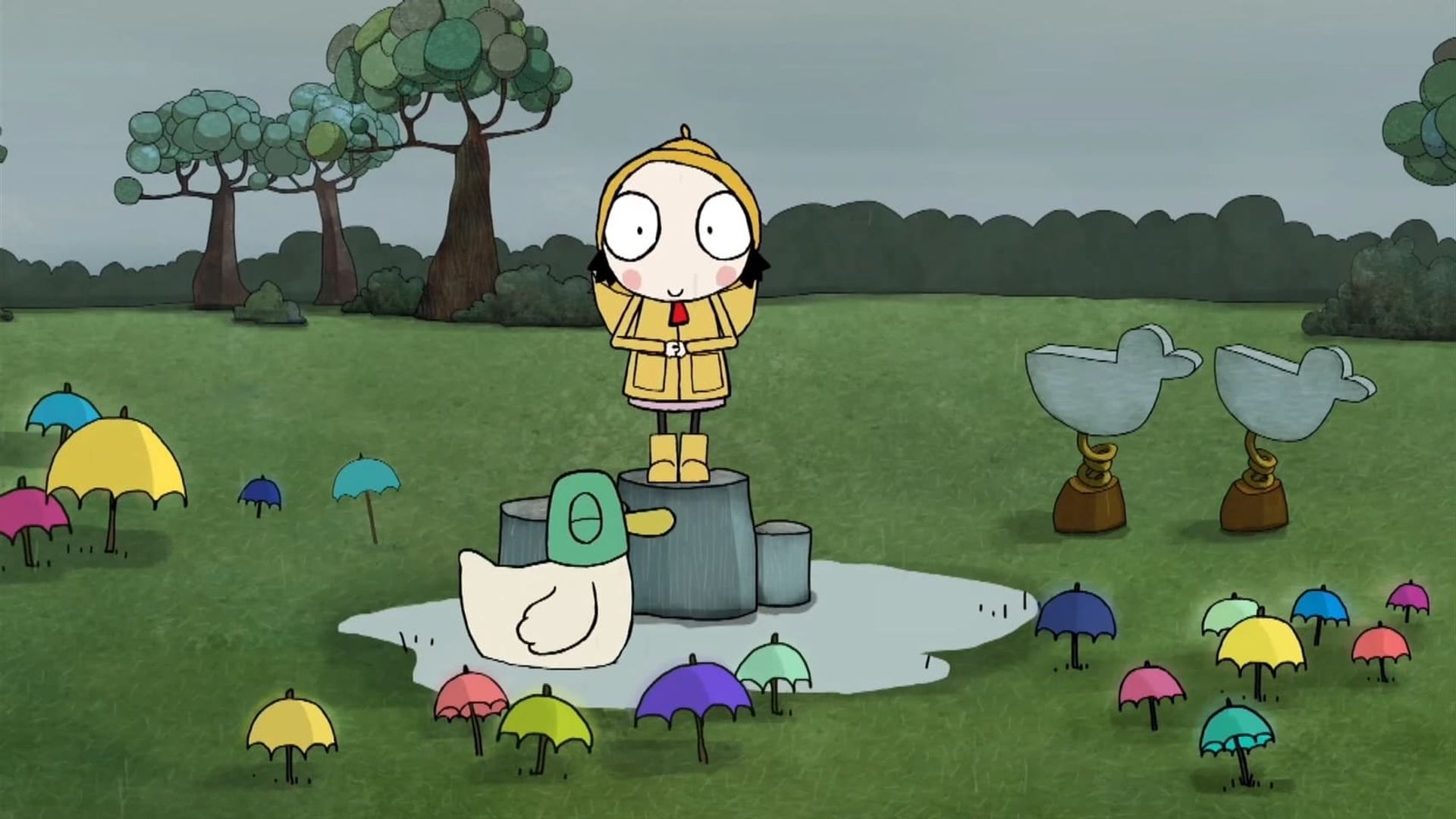 Sarah and Duck background