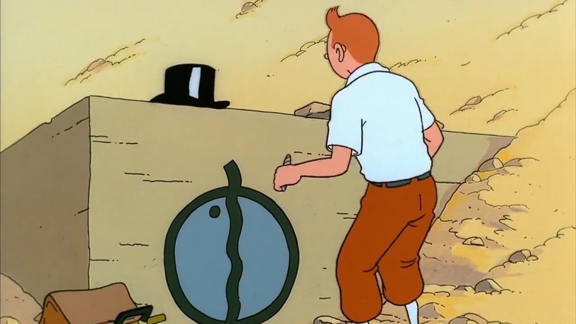 The Adventures of Tintin background