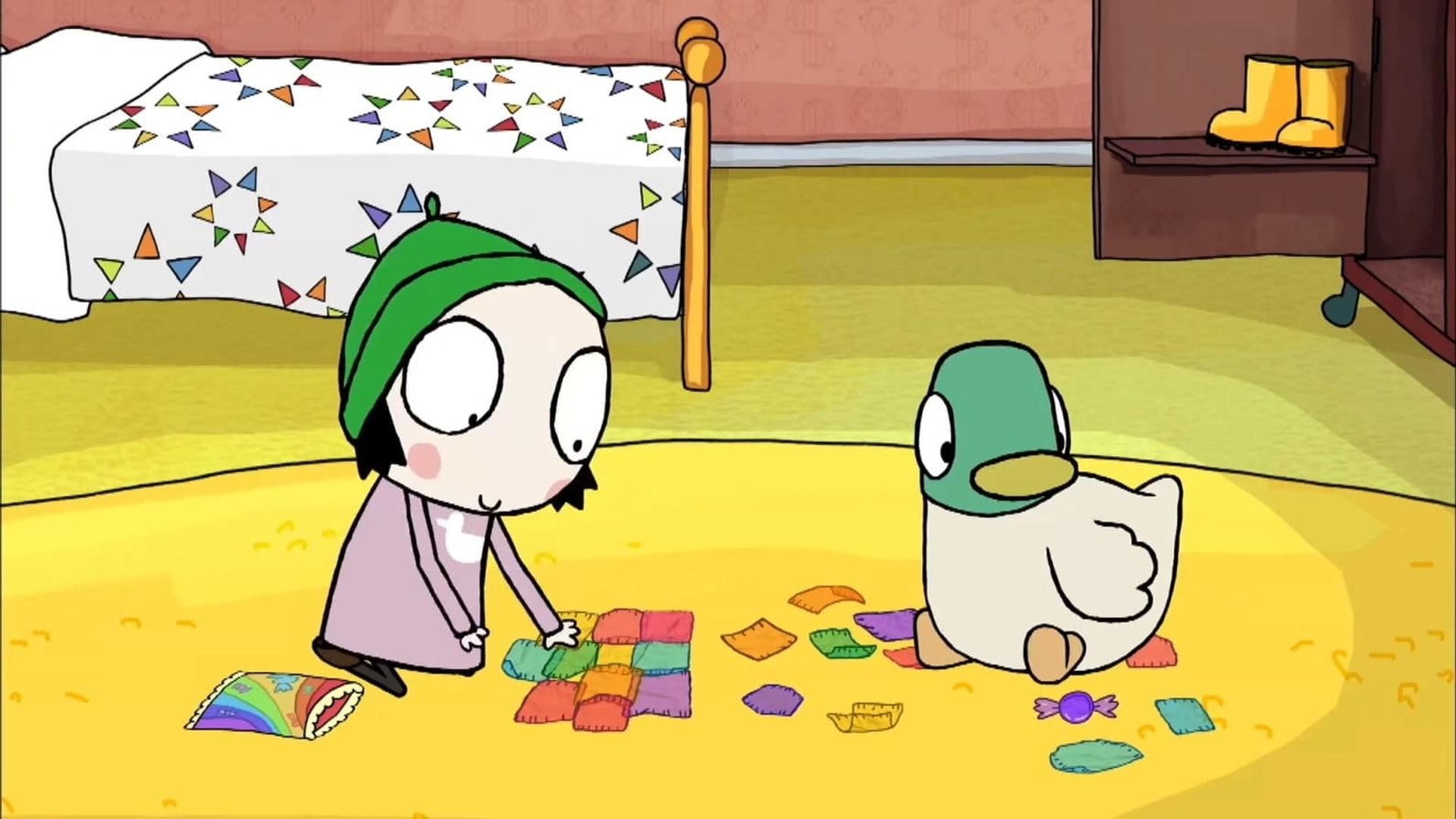 Sarah and Duck background