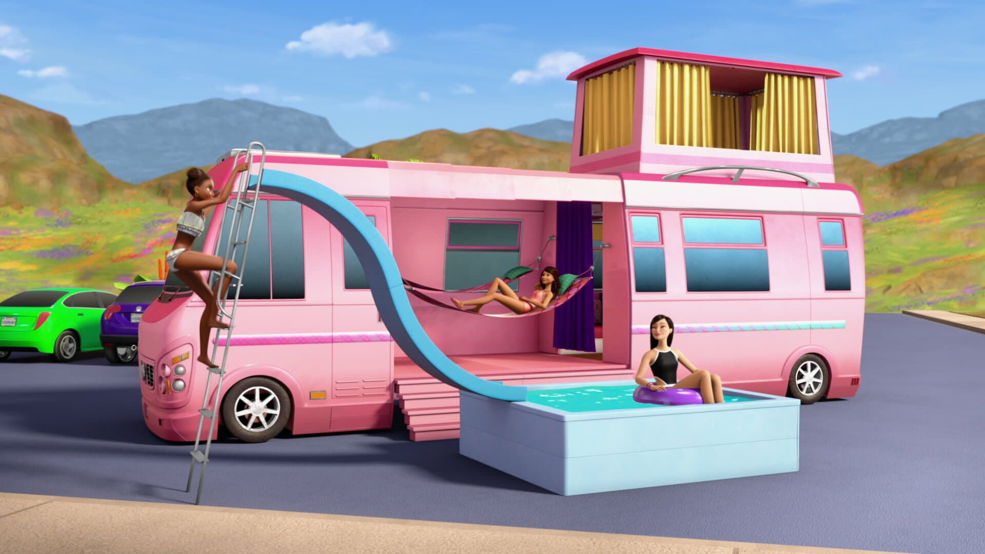 Barbie Dreamhouse Adventures background