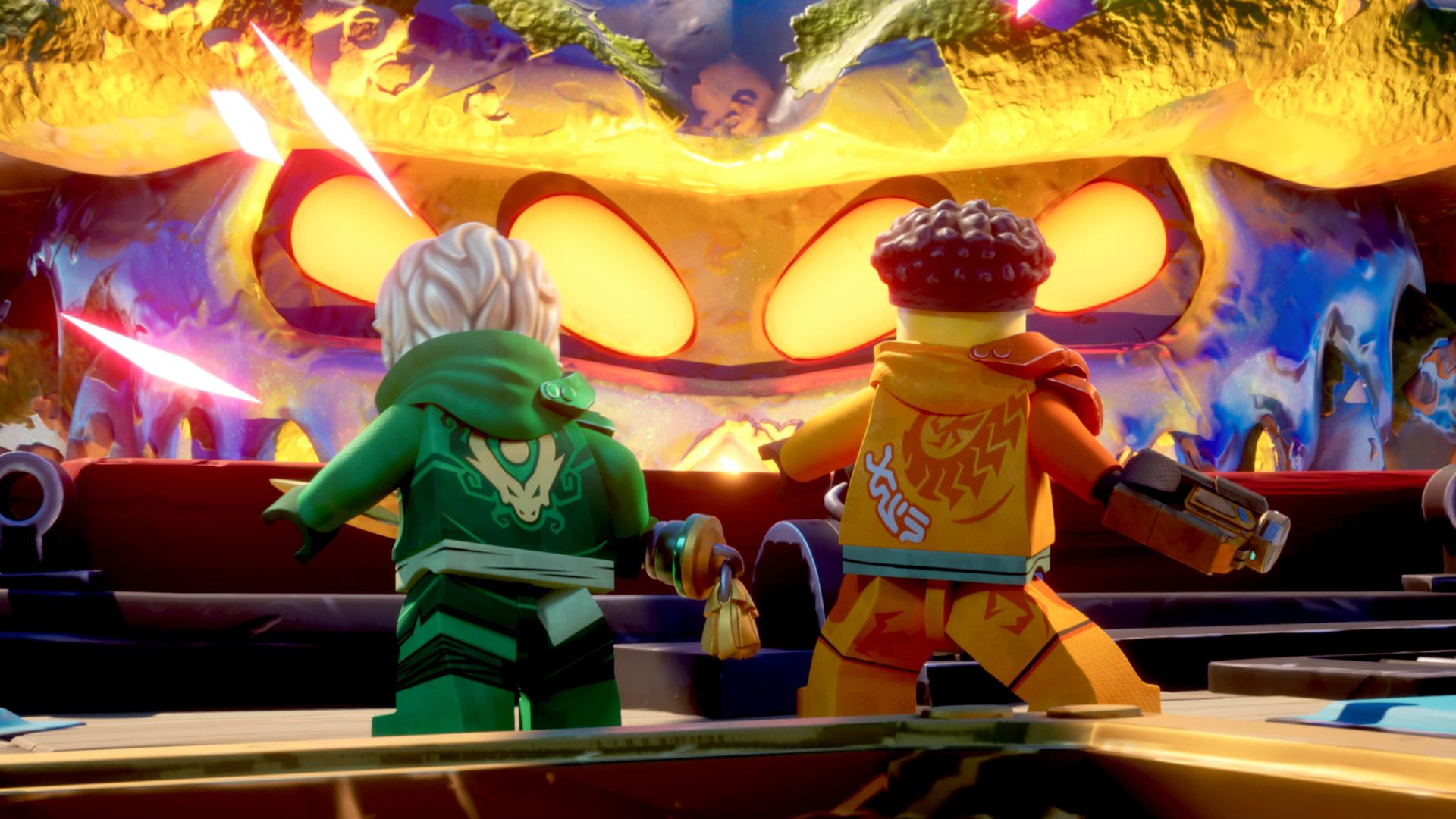 Ninjago: Dragons Rising background