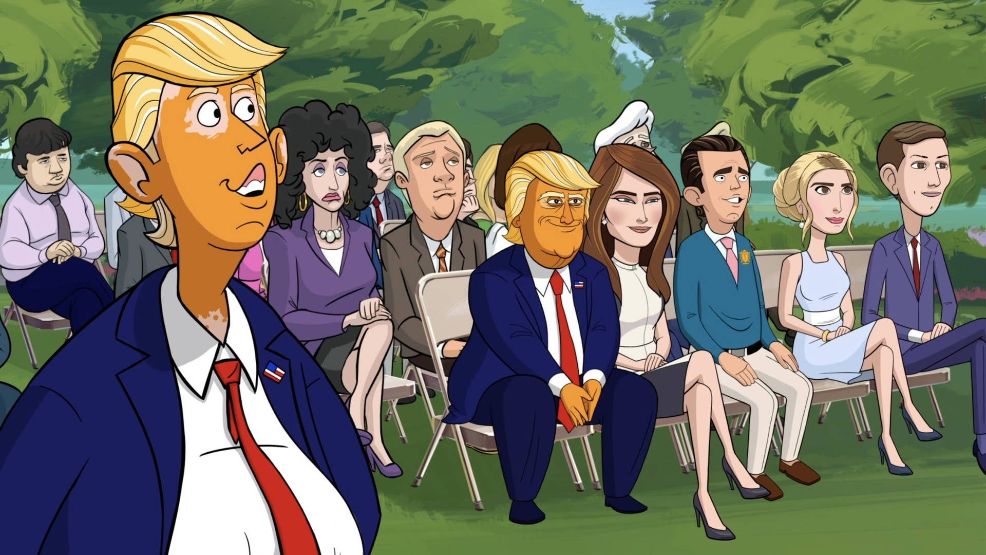 Our Cartoon President background