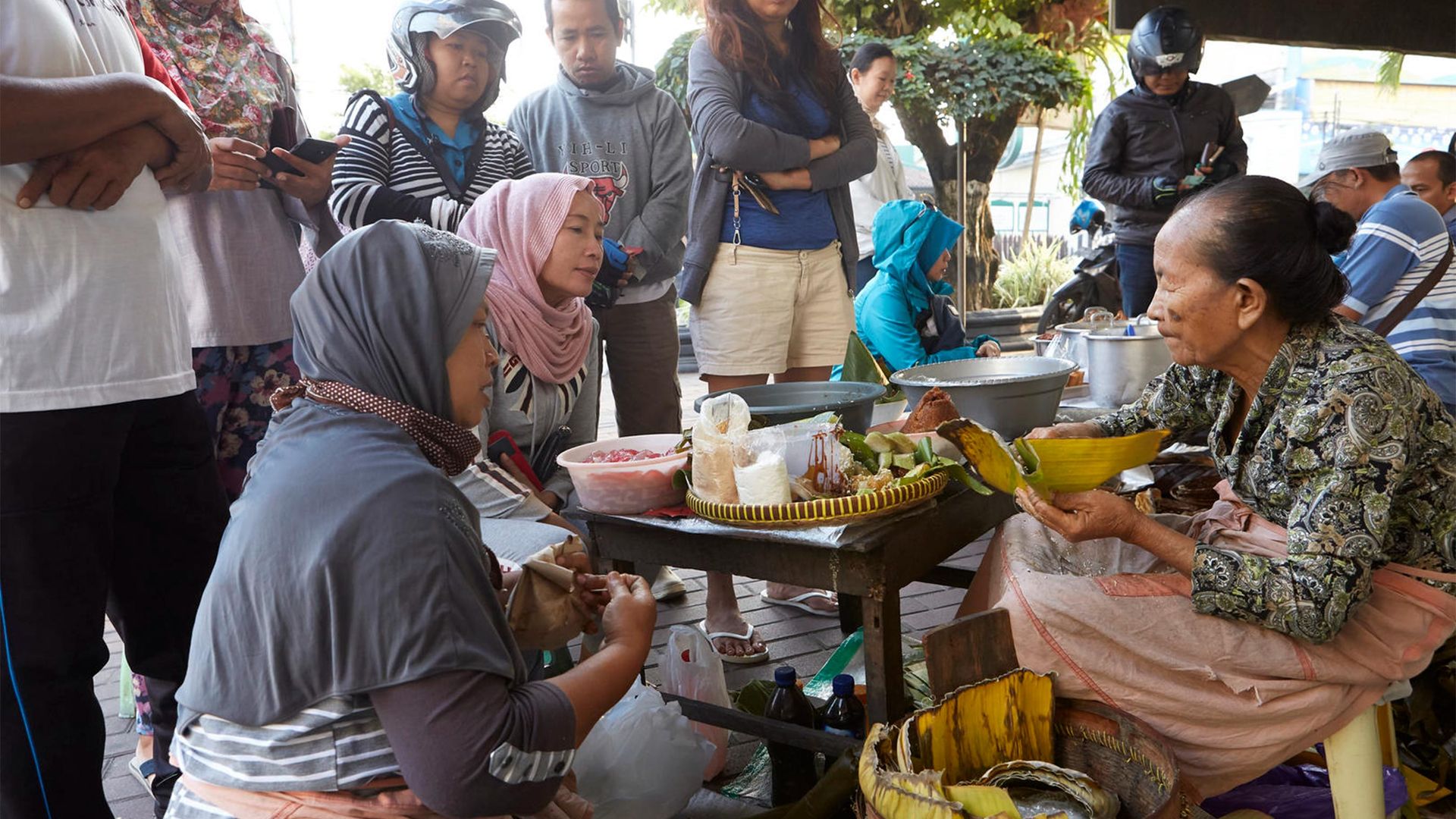 Street Food: Asia background