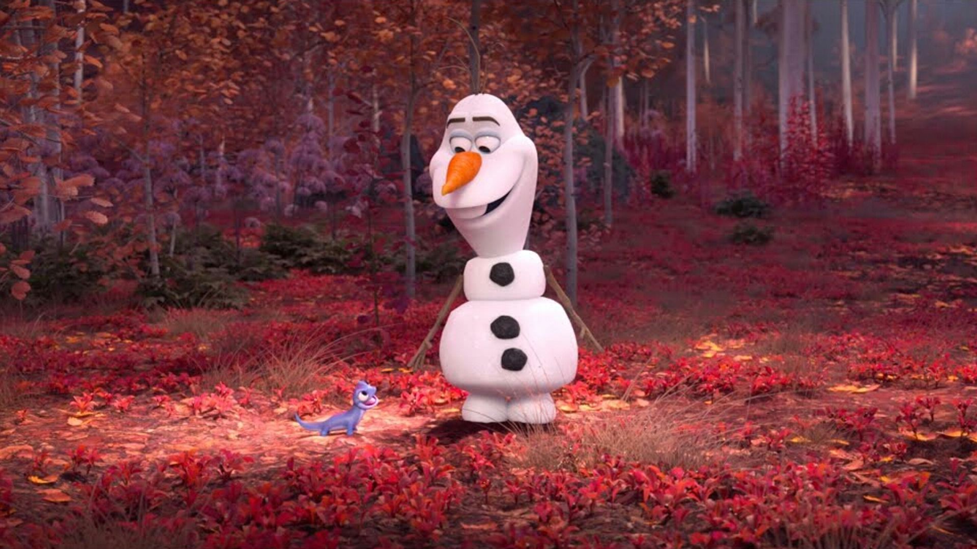 At Home with Olaf background