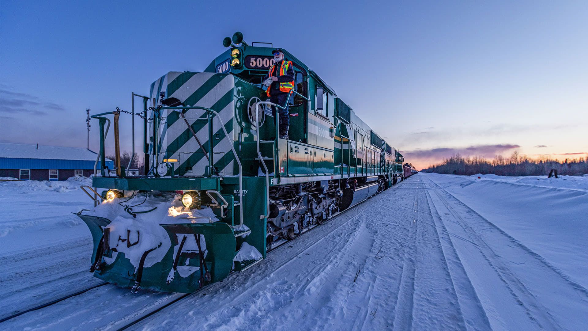 World's Greatest Train Journeys from Above background