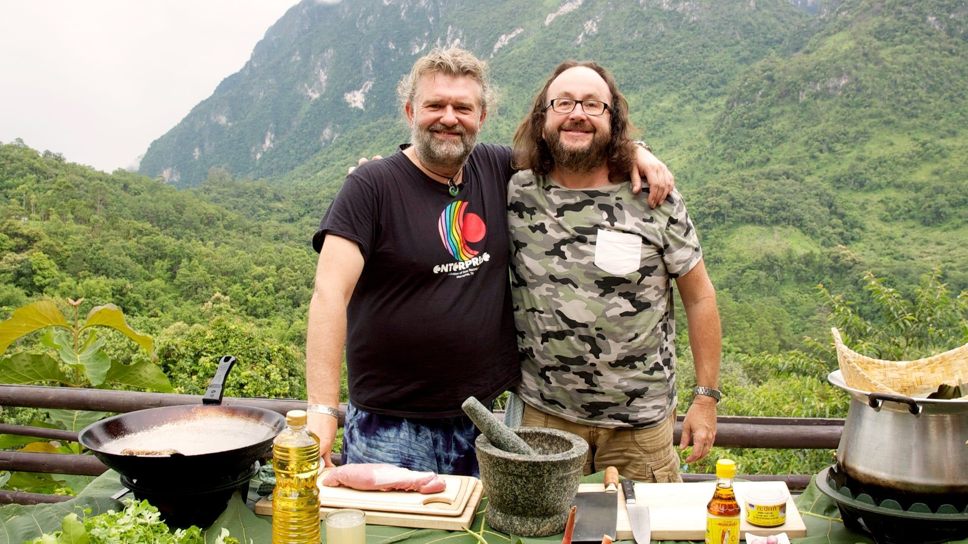 The Hairy Bikers' Asian Adventure background