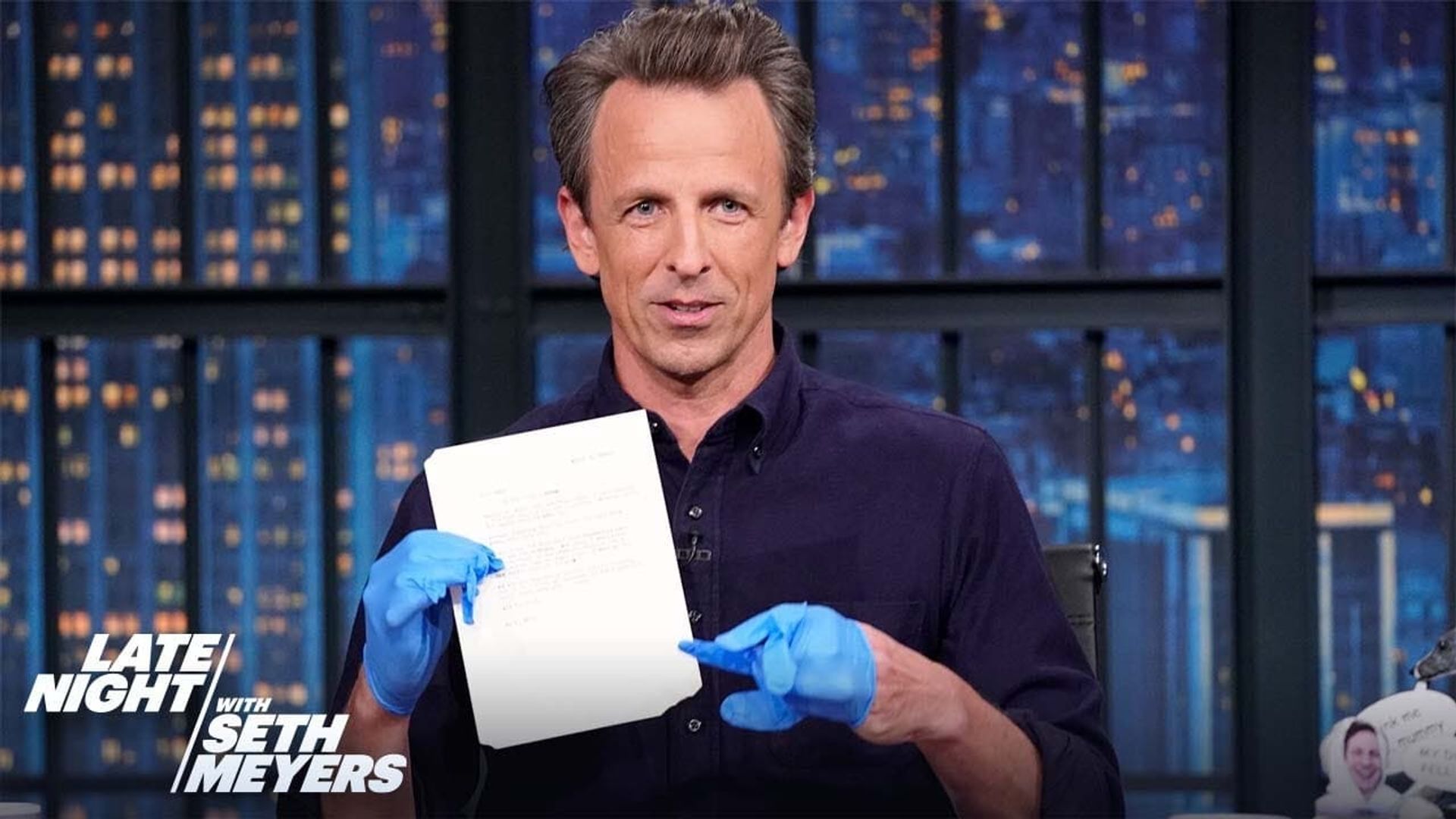 Late Night with Seth Meyers: Corrections" background