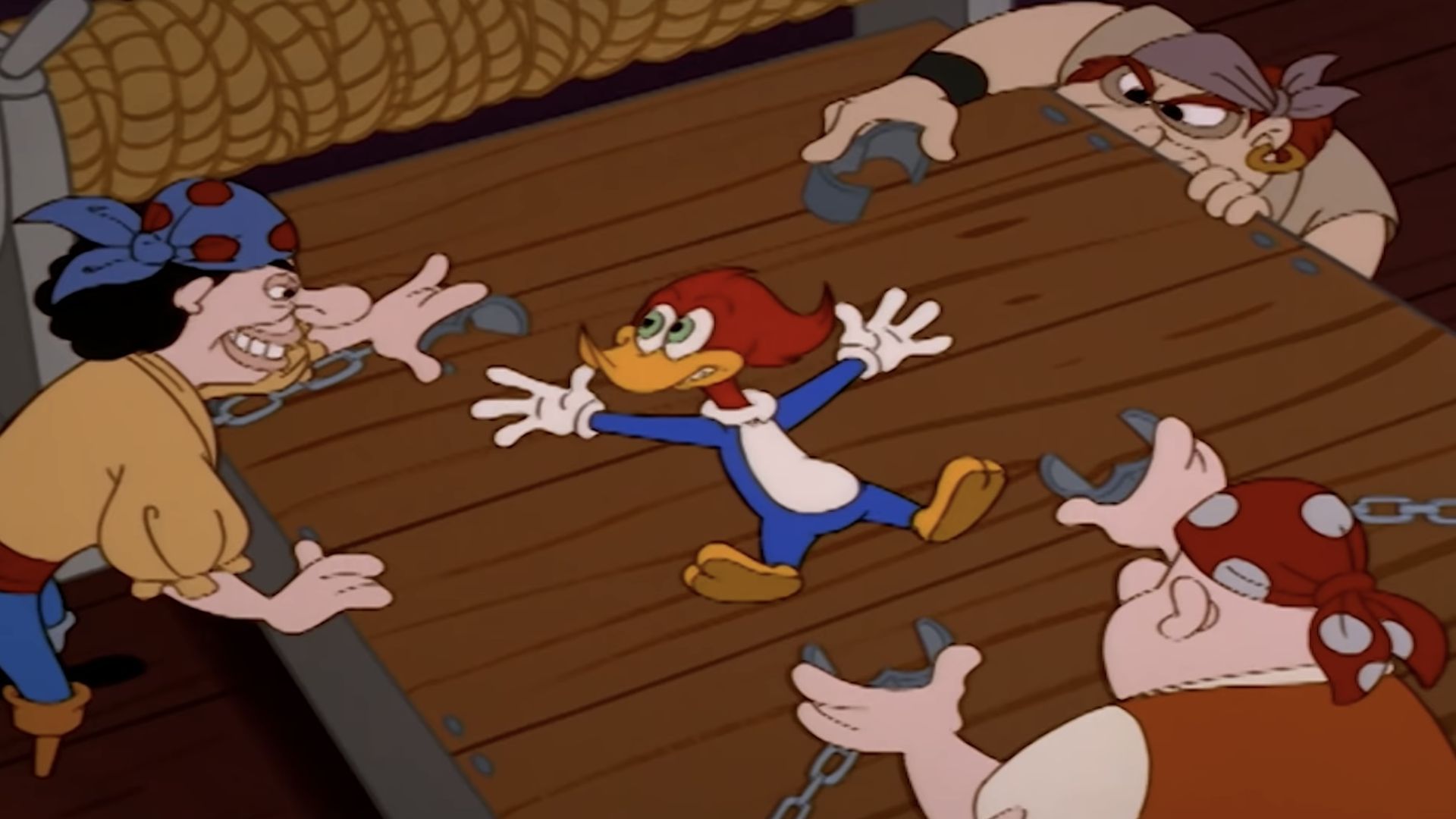 The Woody Woodpecker Show background