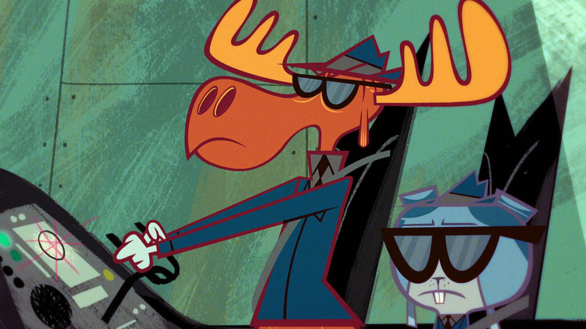 The Adventures of Rocky and Bullwinkle background