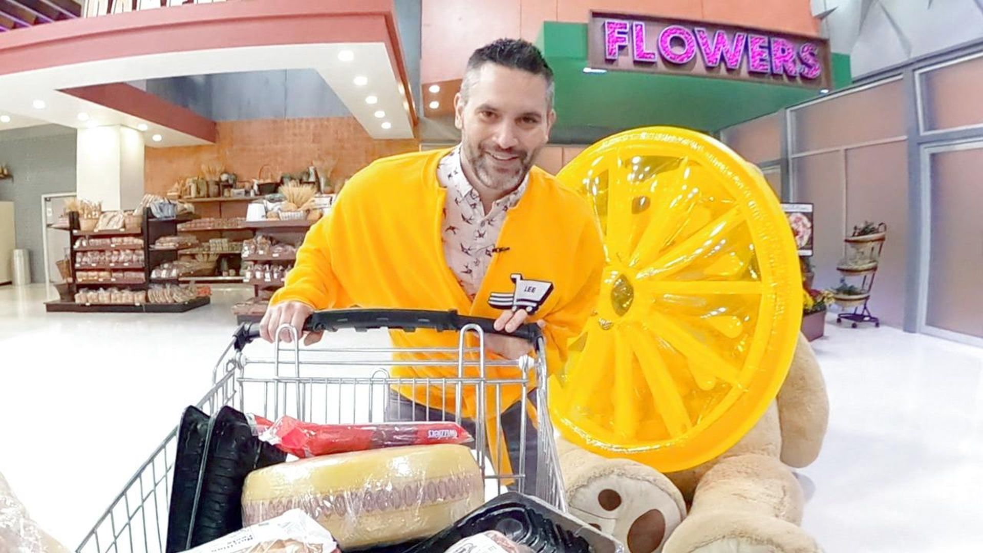 Supermarket Sweep background