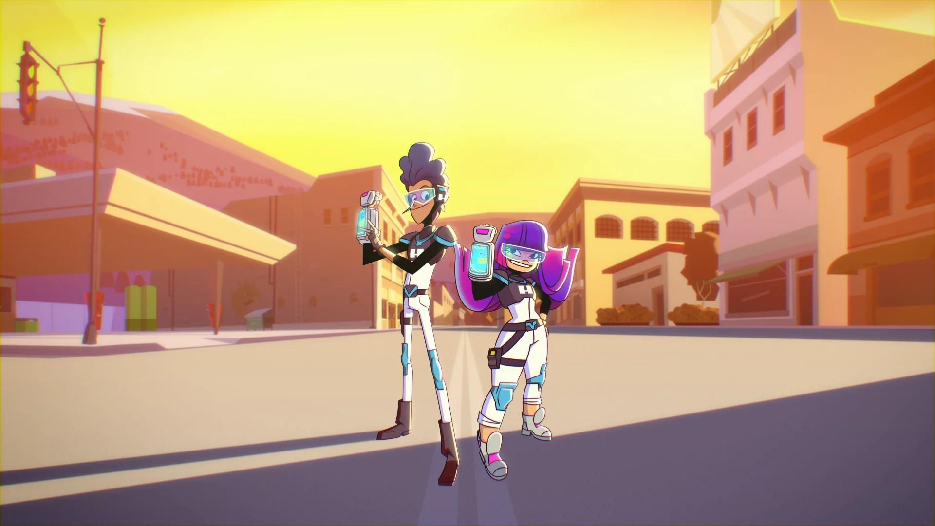 Glitch Techs background