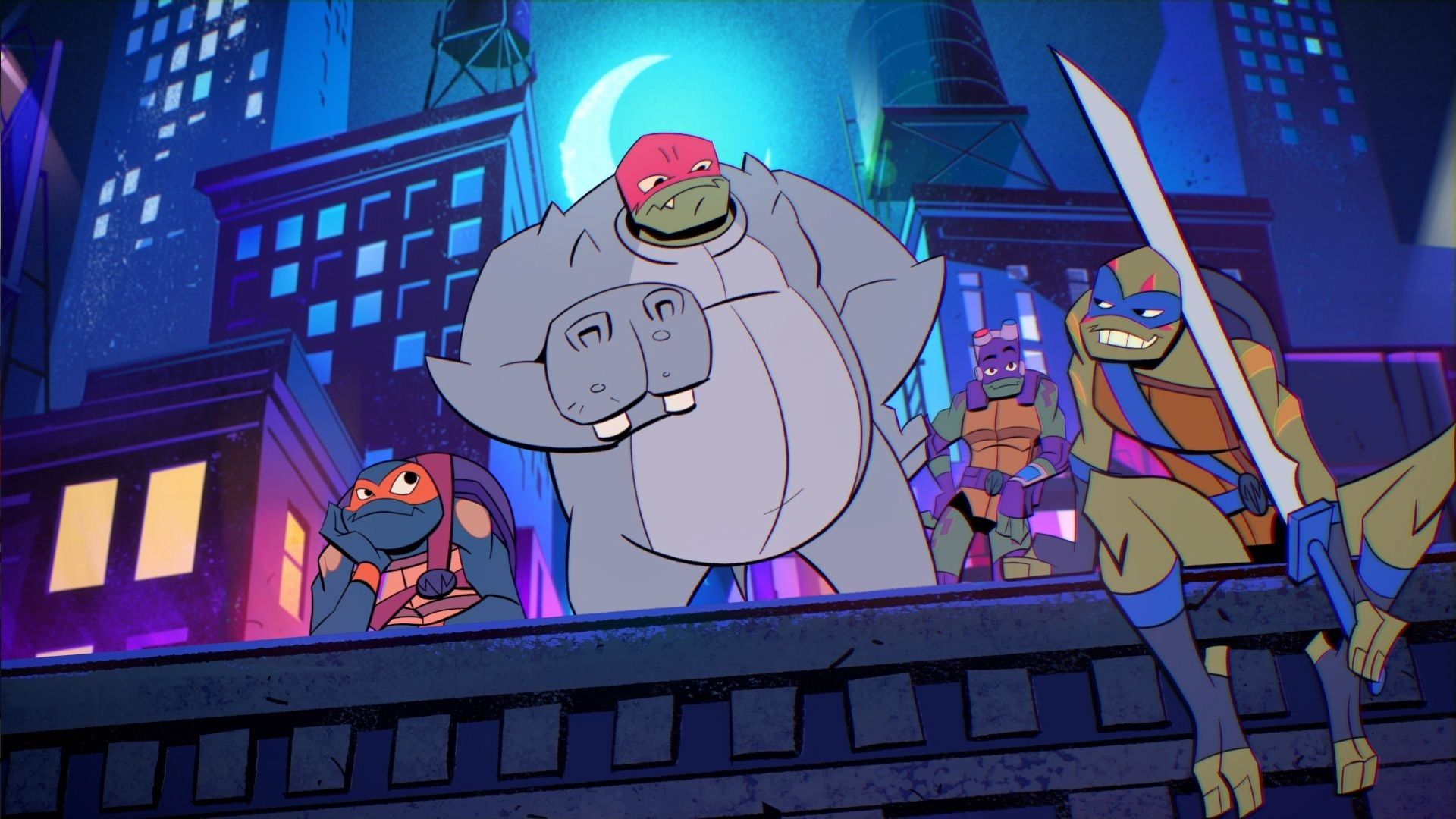 Rise of the Teenage Mutant Ninja Turtles background