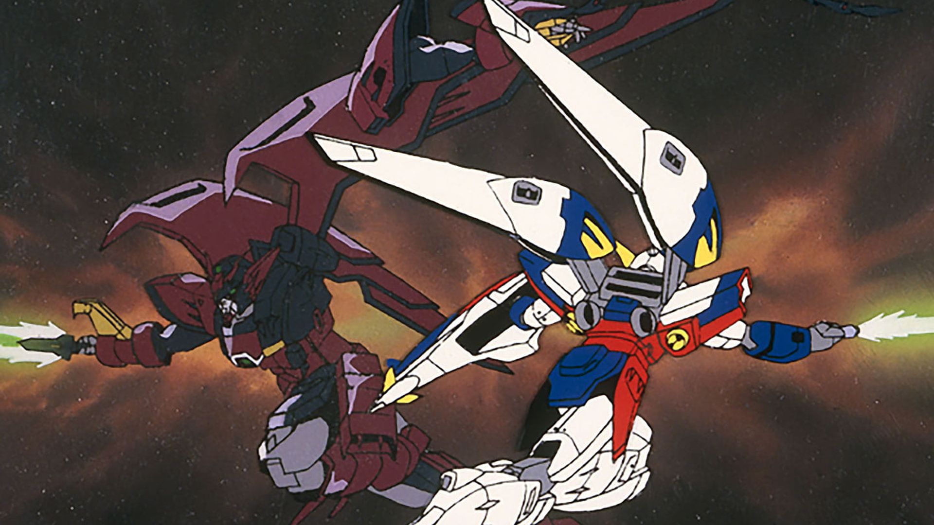 Mobile Suit Gundam Wing background