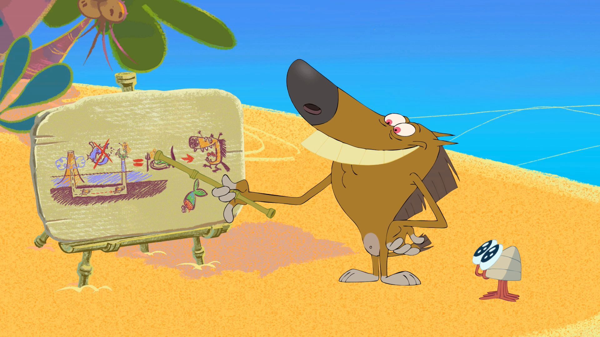 Zig & Sharko background