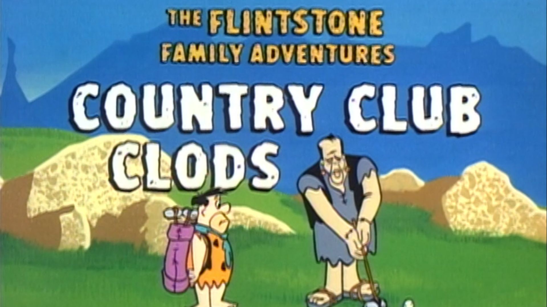 The Flintstone Comedy Show background