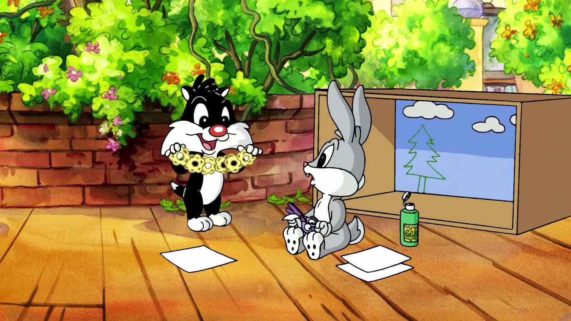 Baby Looney Tunes background