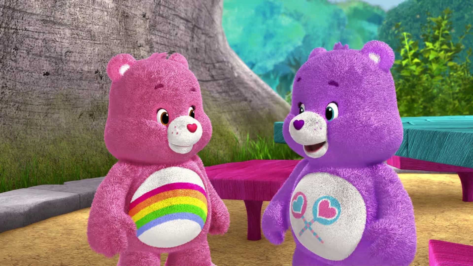 Care Bears and Cousins background