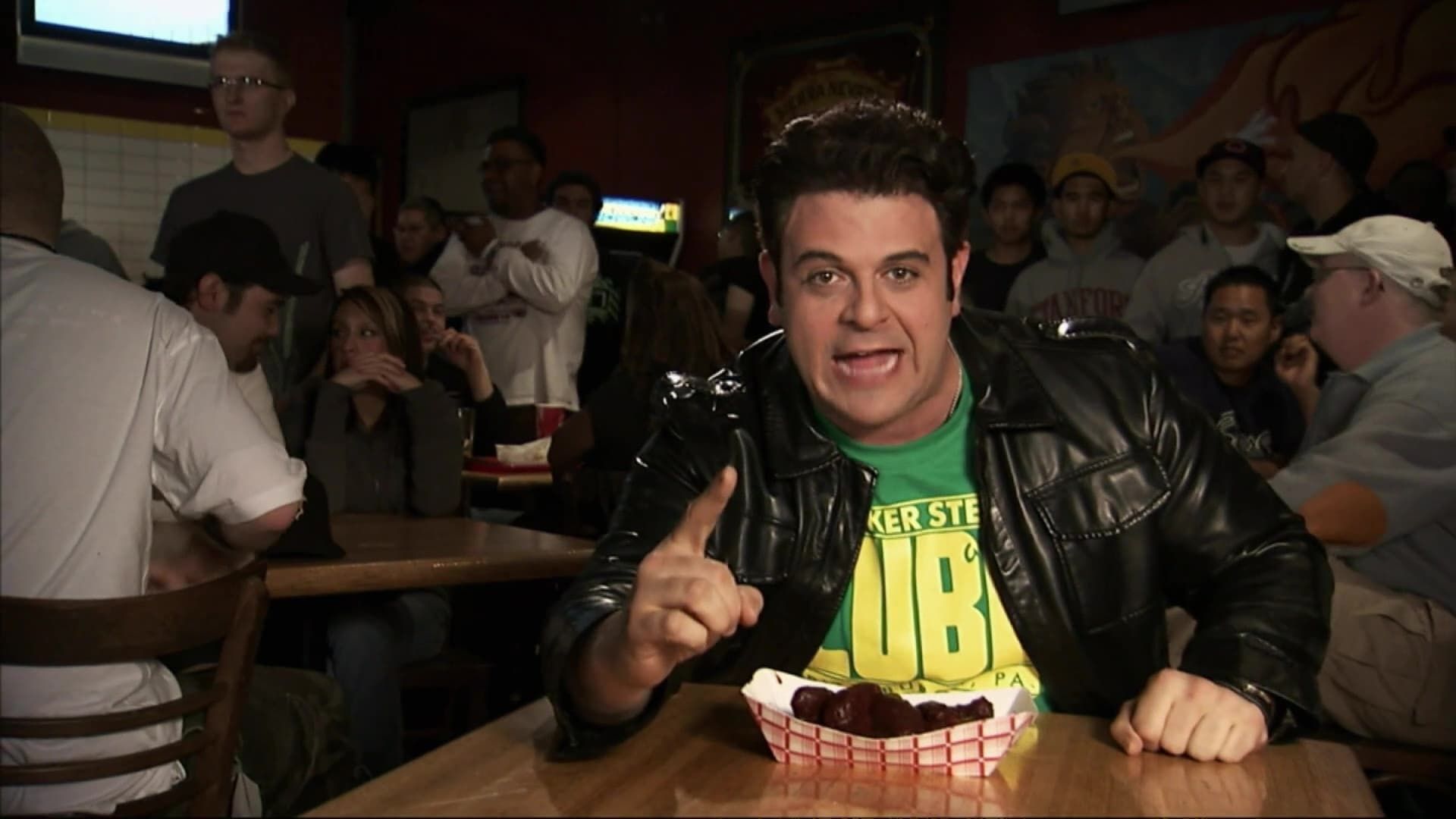 Man v. Food background