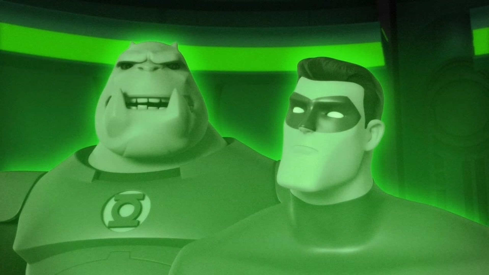 Green Lantern: The Animated Series background