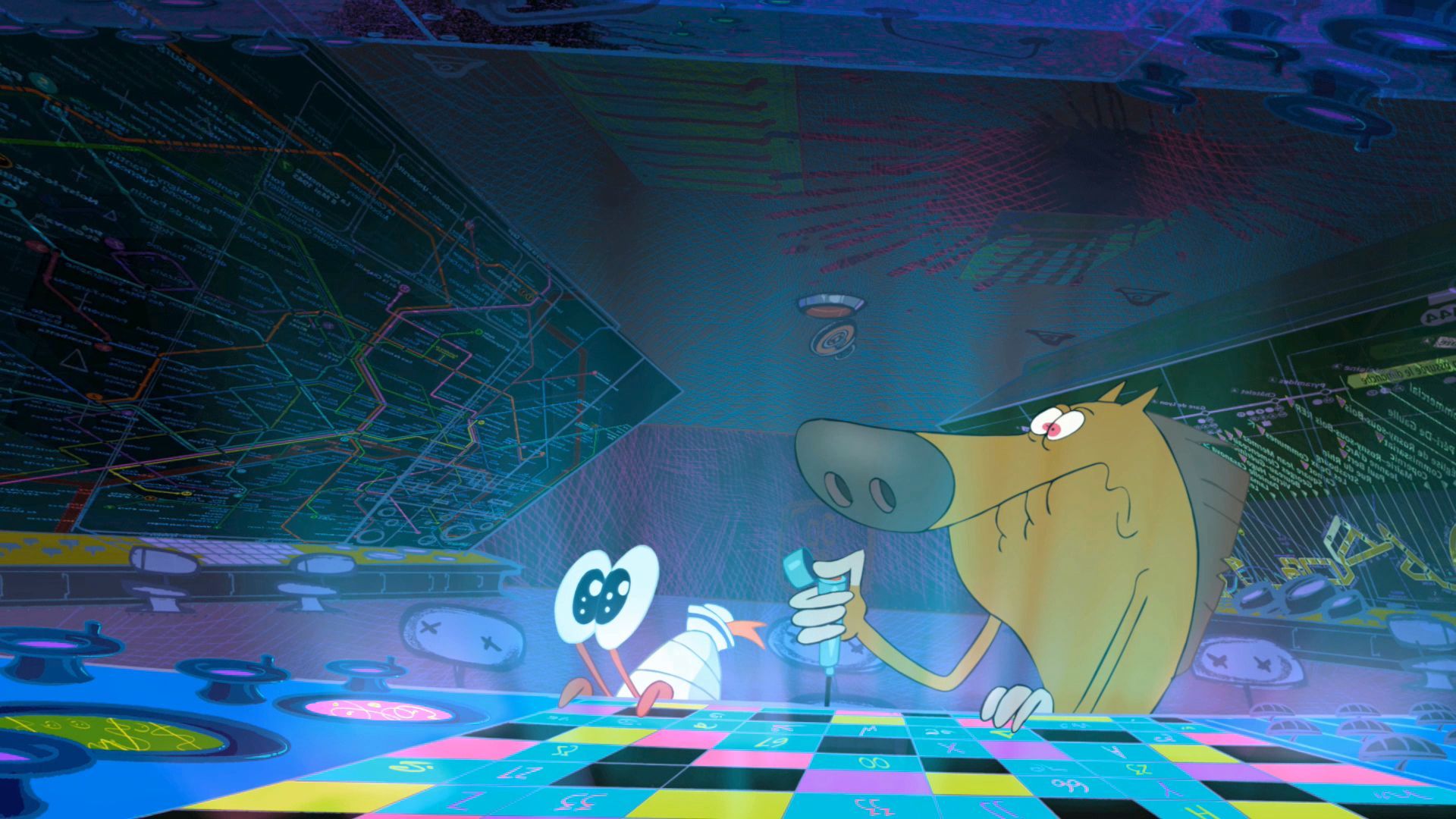 Zig & Sharko background