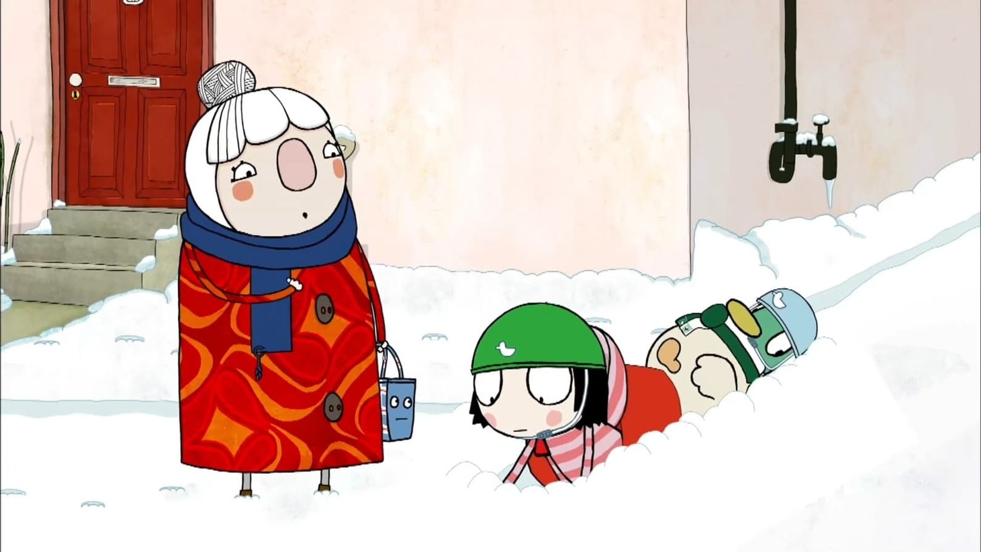 Sarah and Duck background