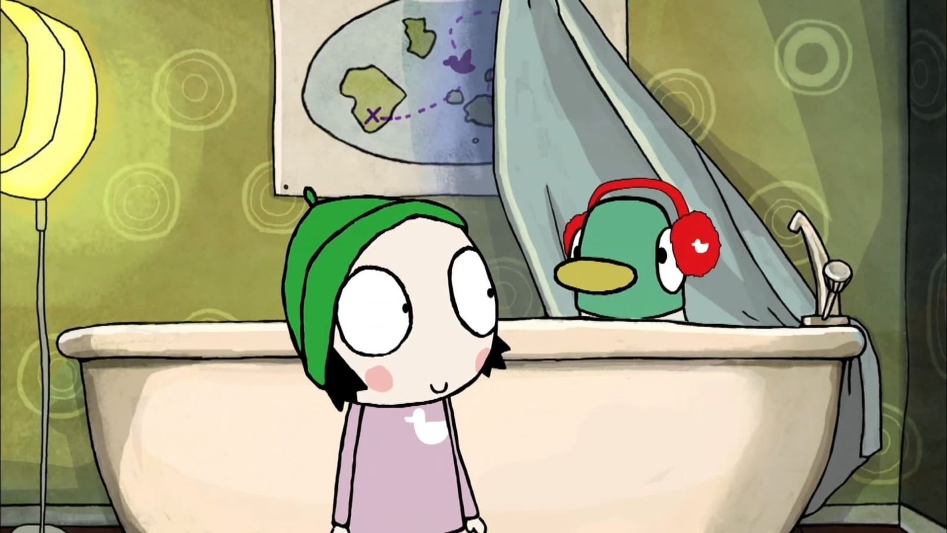 Sarah and Duck background