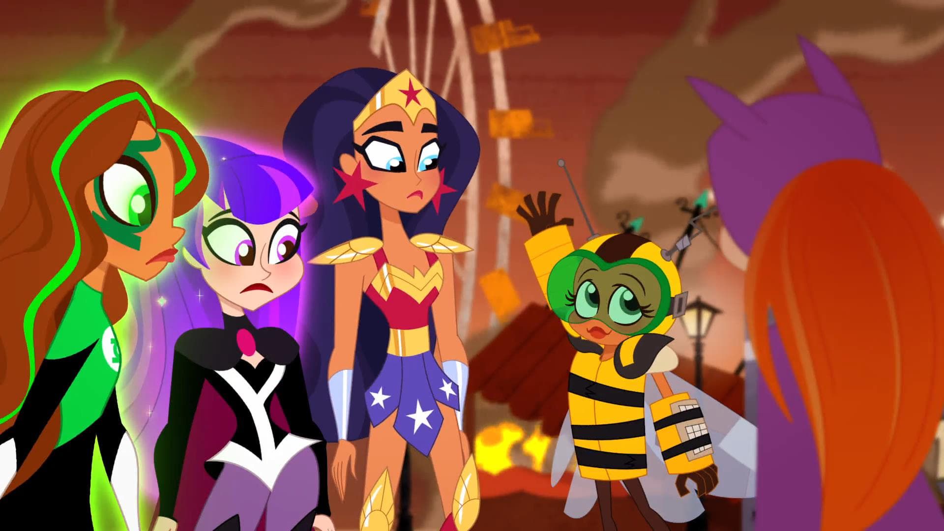 DC Super Hero Girls background