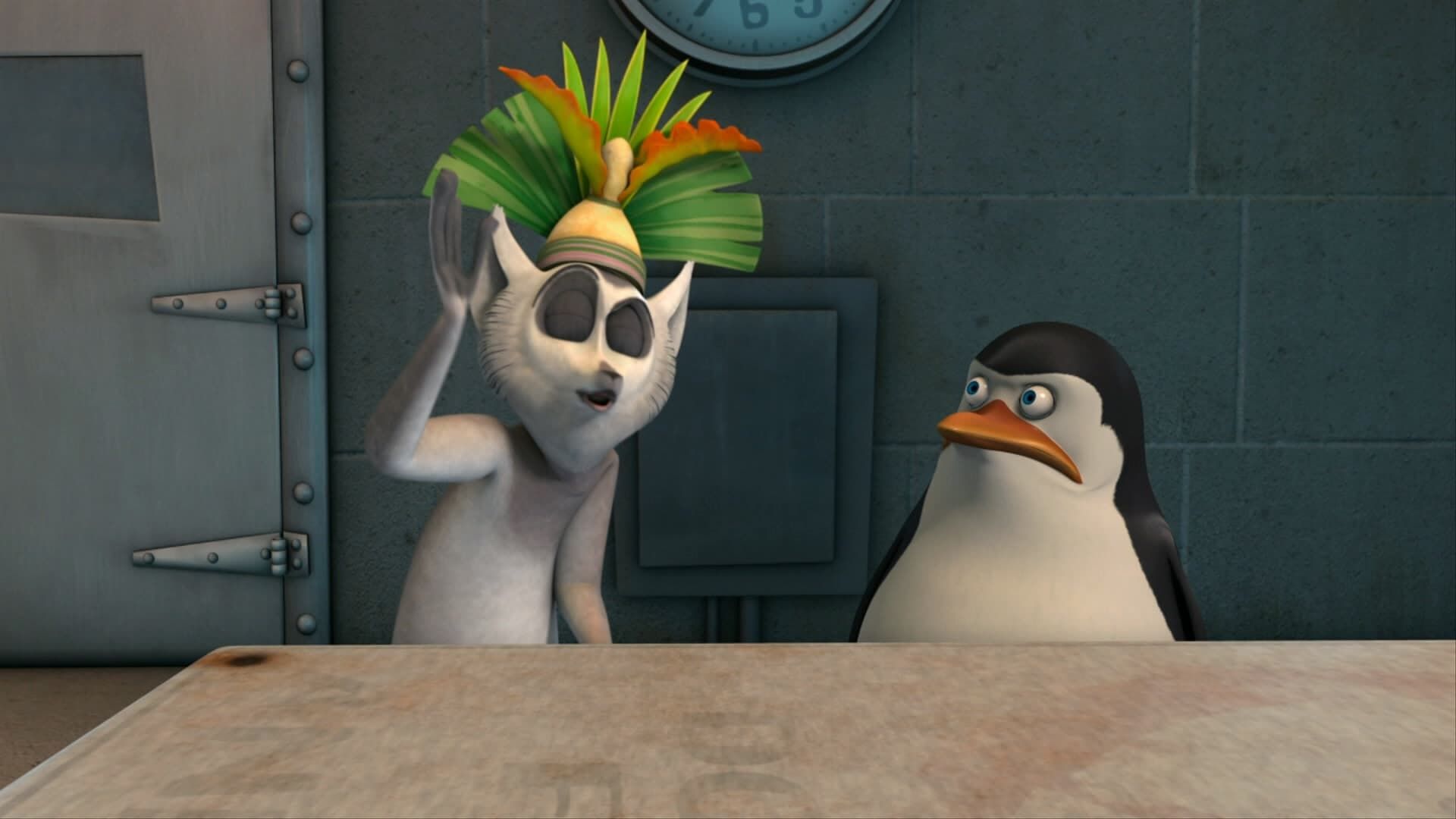 The Penguins of Madagascar background