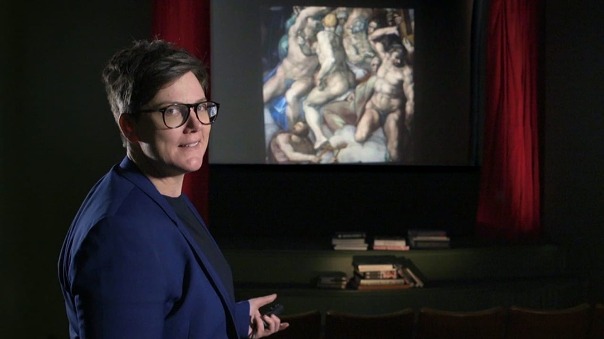 Hannah Gadsby's Nakedy Nudes background