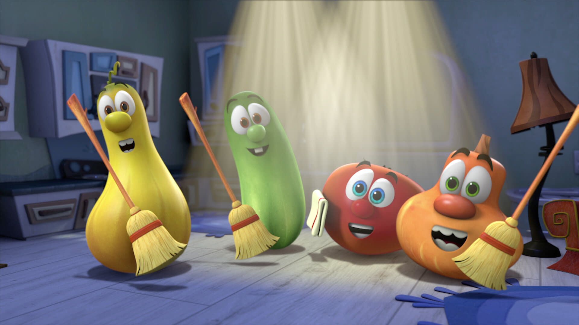 VeggieTales in the House background