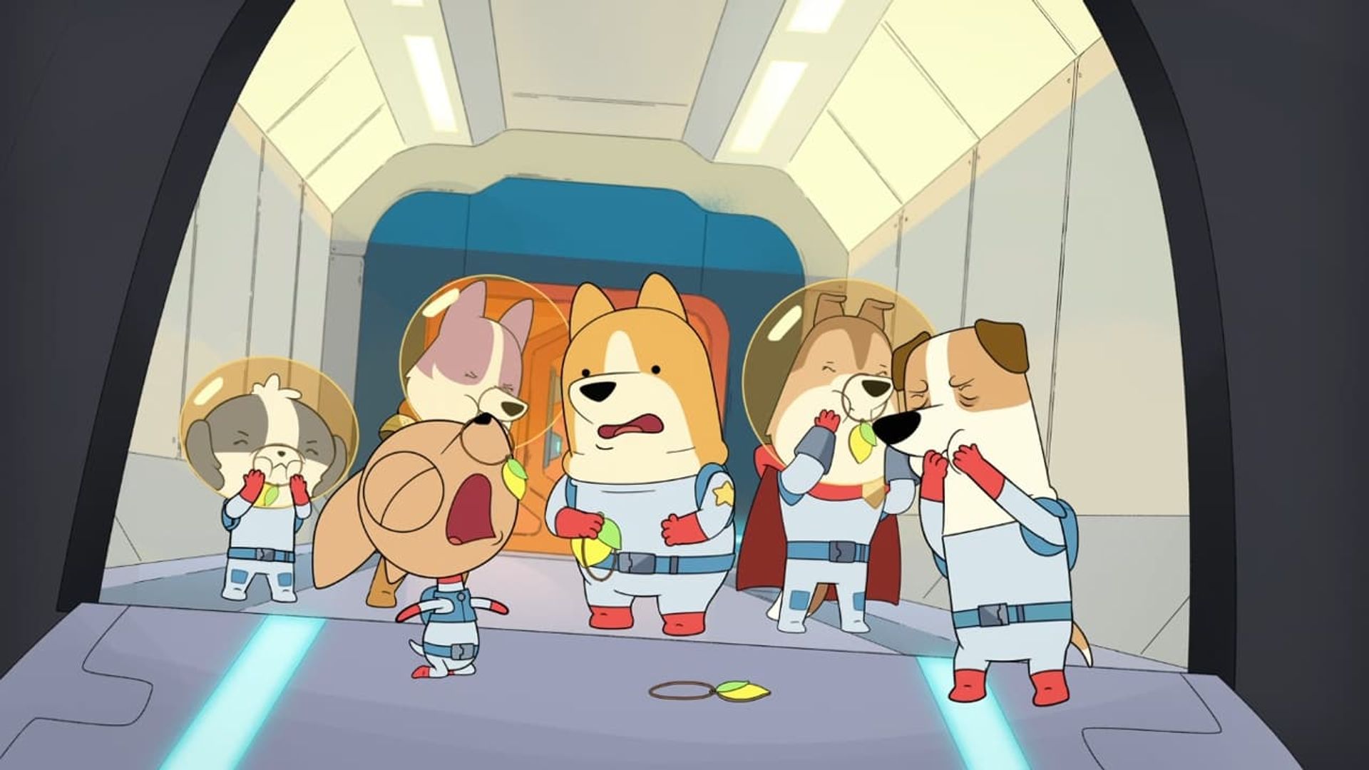 Dogs in Space background