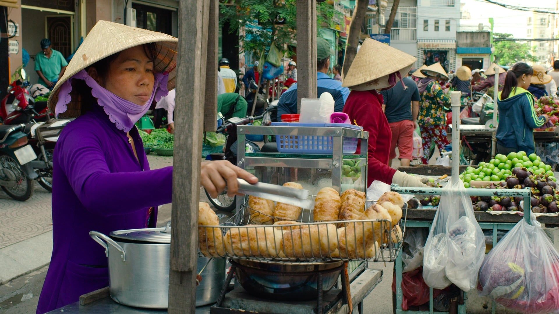 Street Food: Asia background