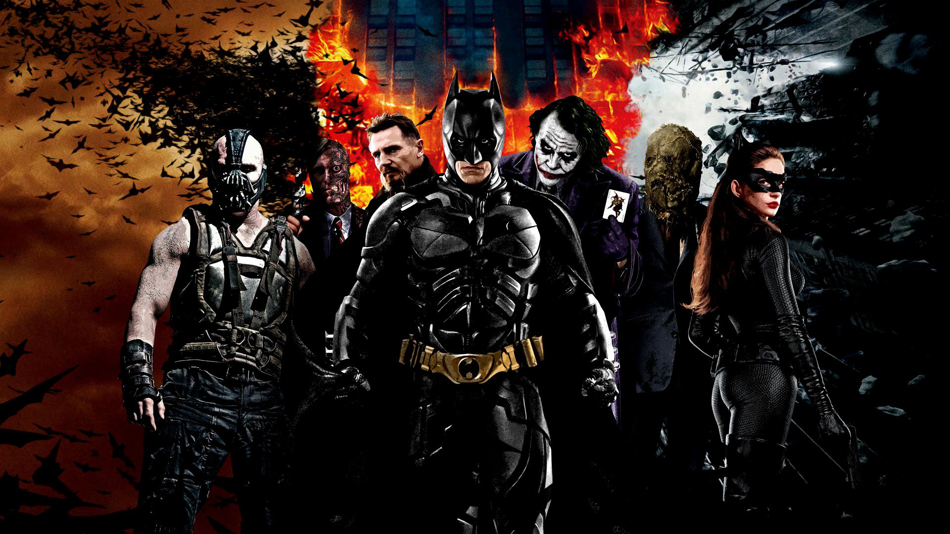 The Dark Knight background