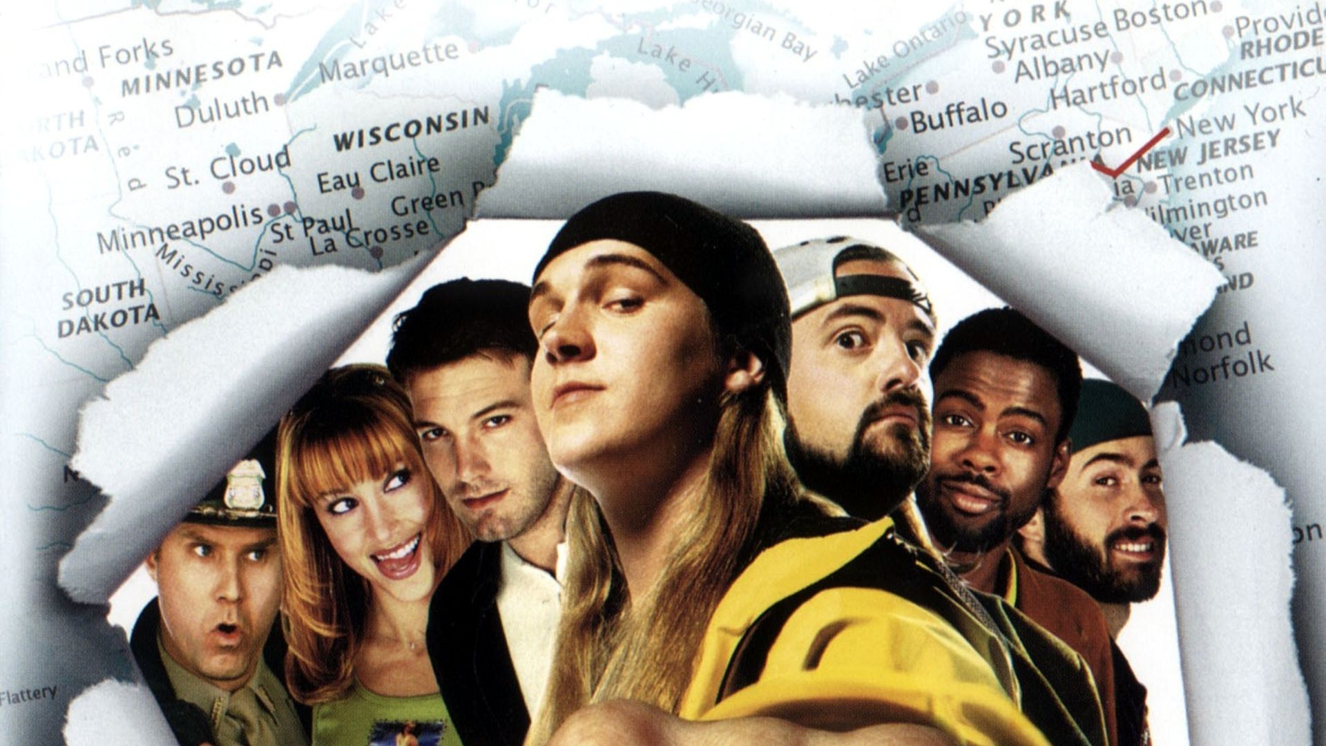 Jay and Silent Bob Strike Back background