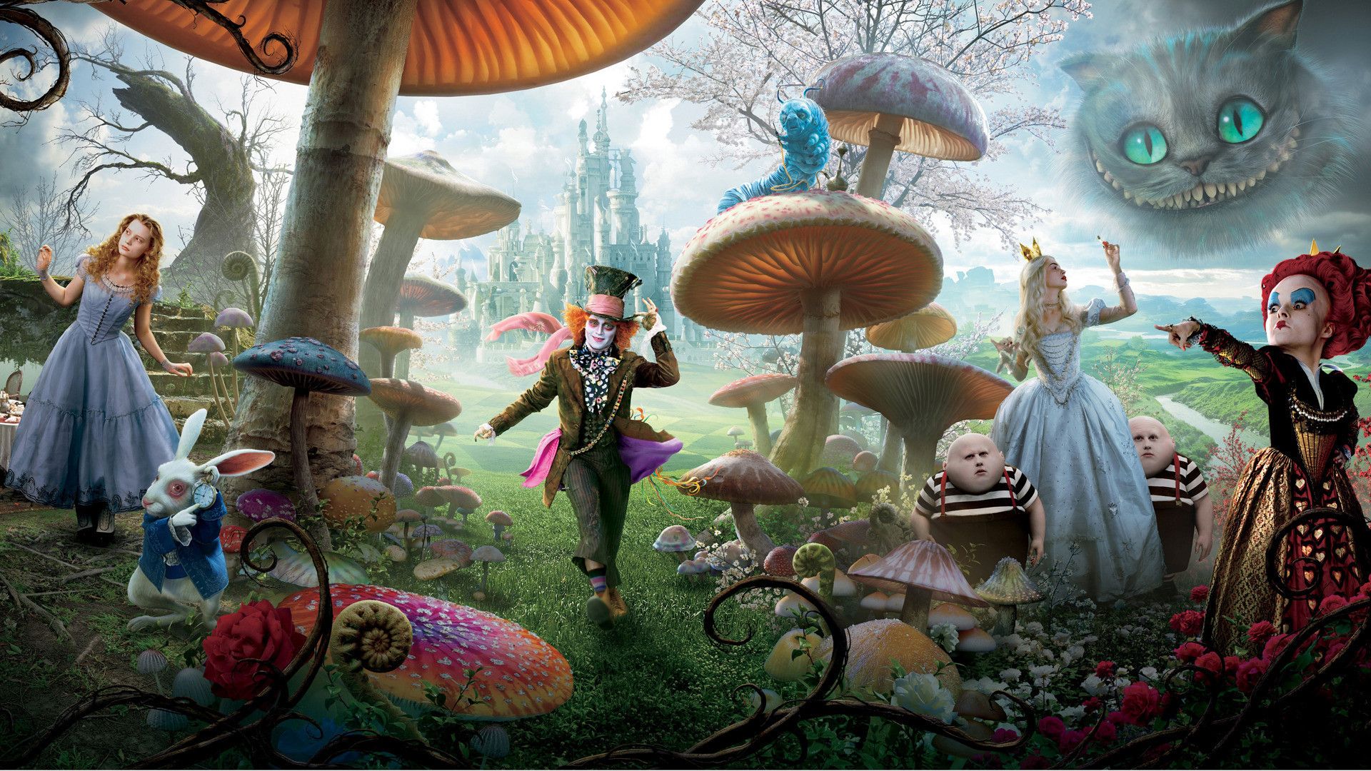 Alice in Wonderland background