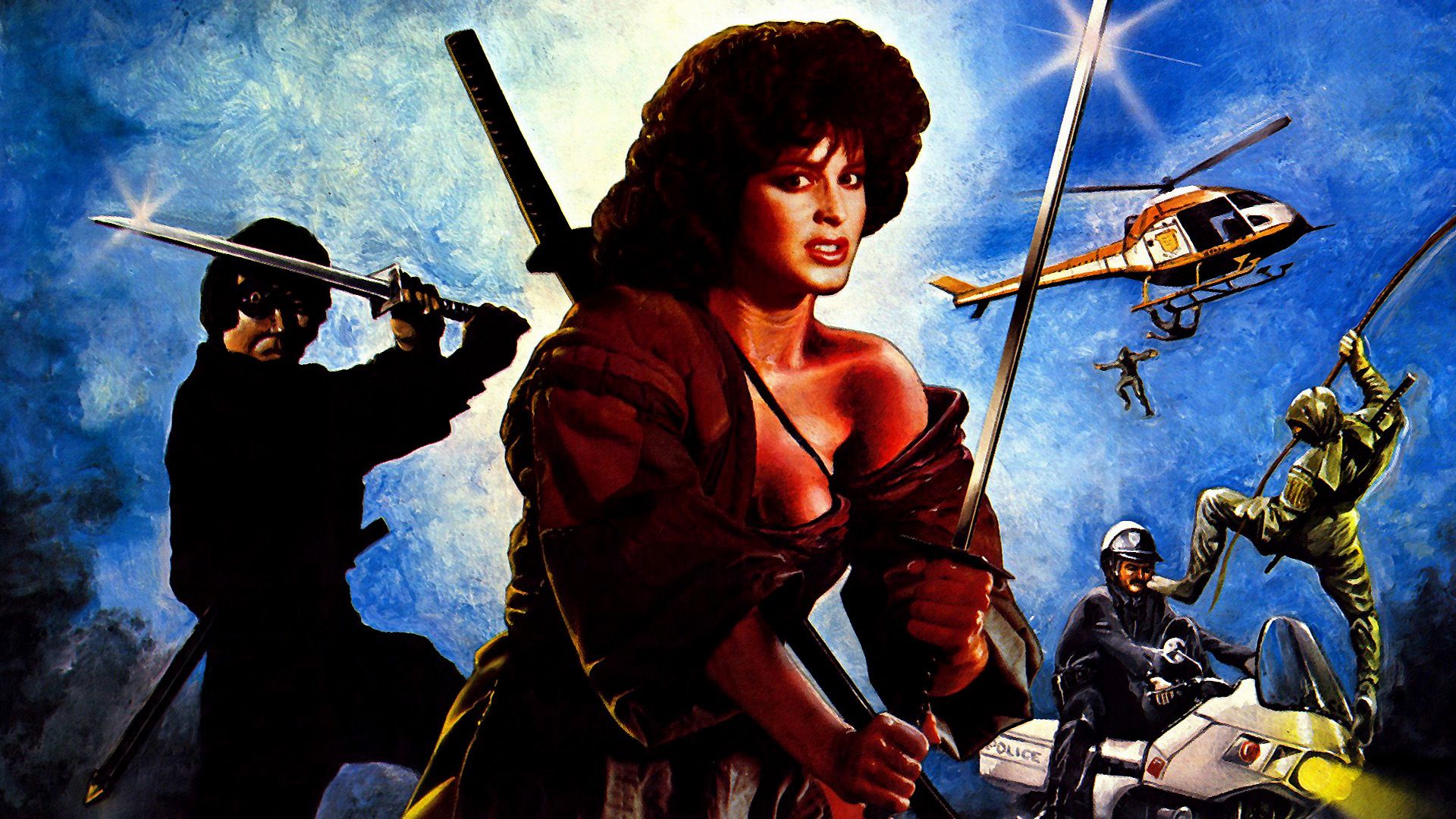 Ninja III: The Domination background