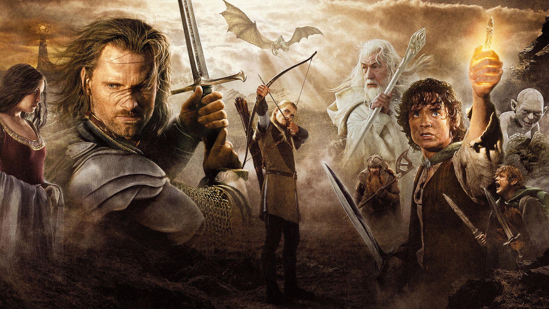 The Lord of the Rings: The Return of the King background