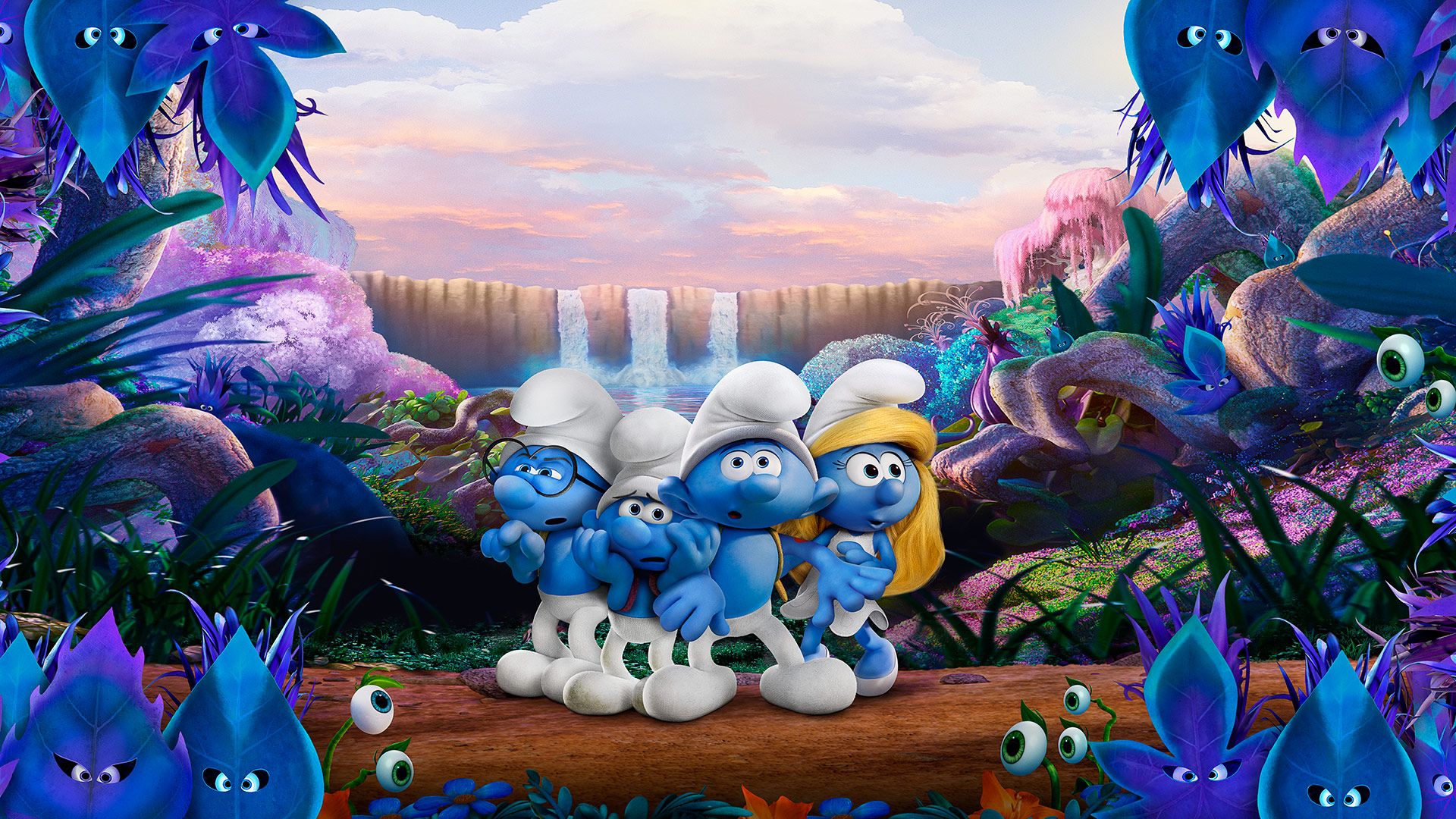 Smurfs: The Lost Village background