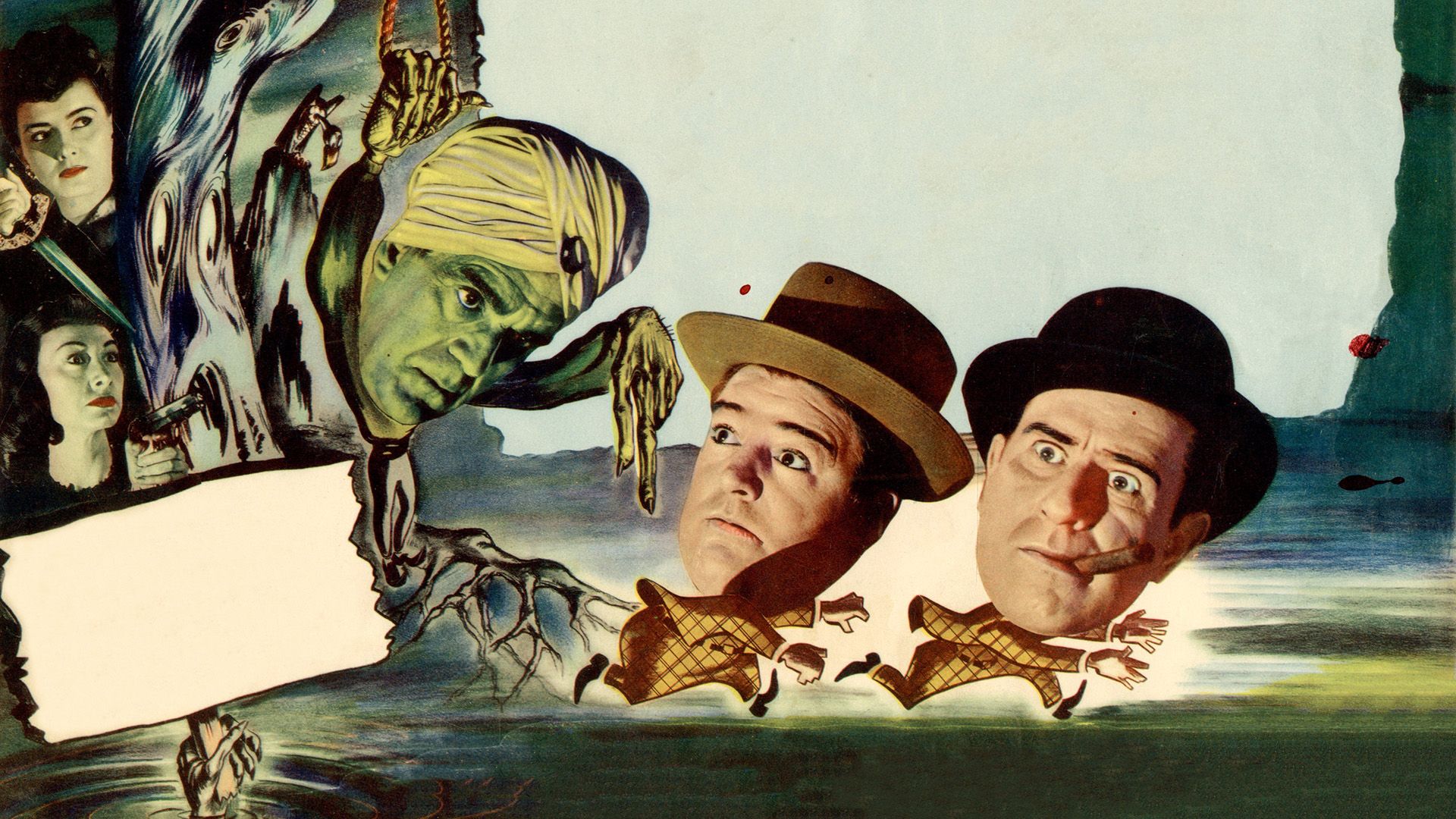 Bud Abbott Lou Costello Meet the Killer Boris Karloff background