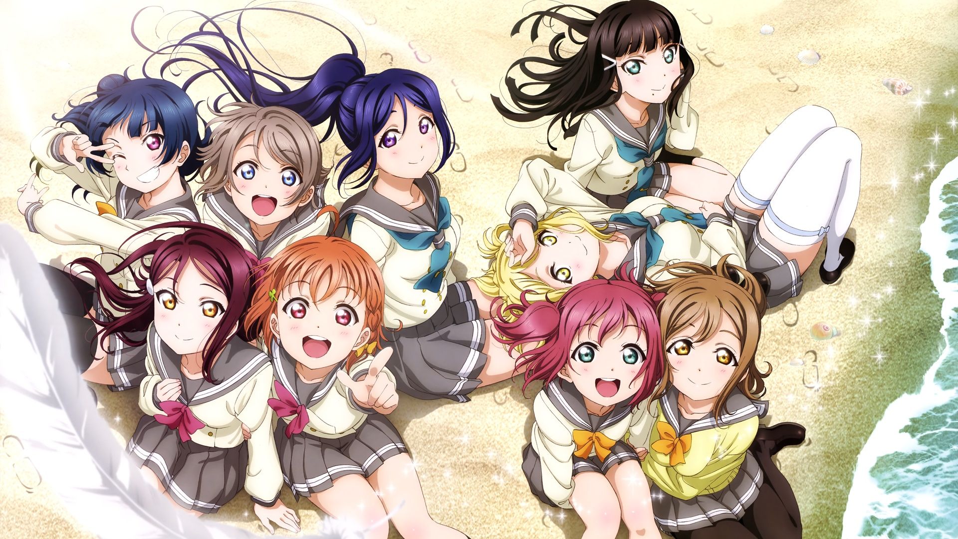 Love Live! Sunshine!! The School Idol Movie: Over The Rainbow background