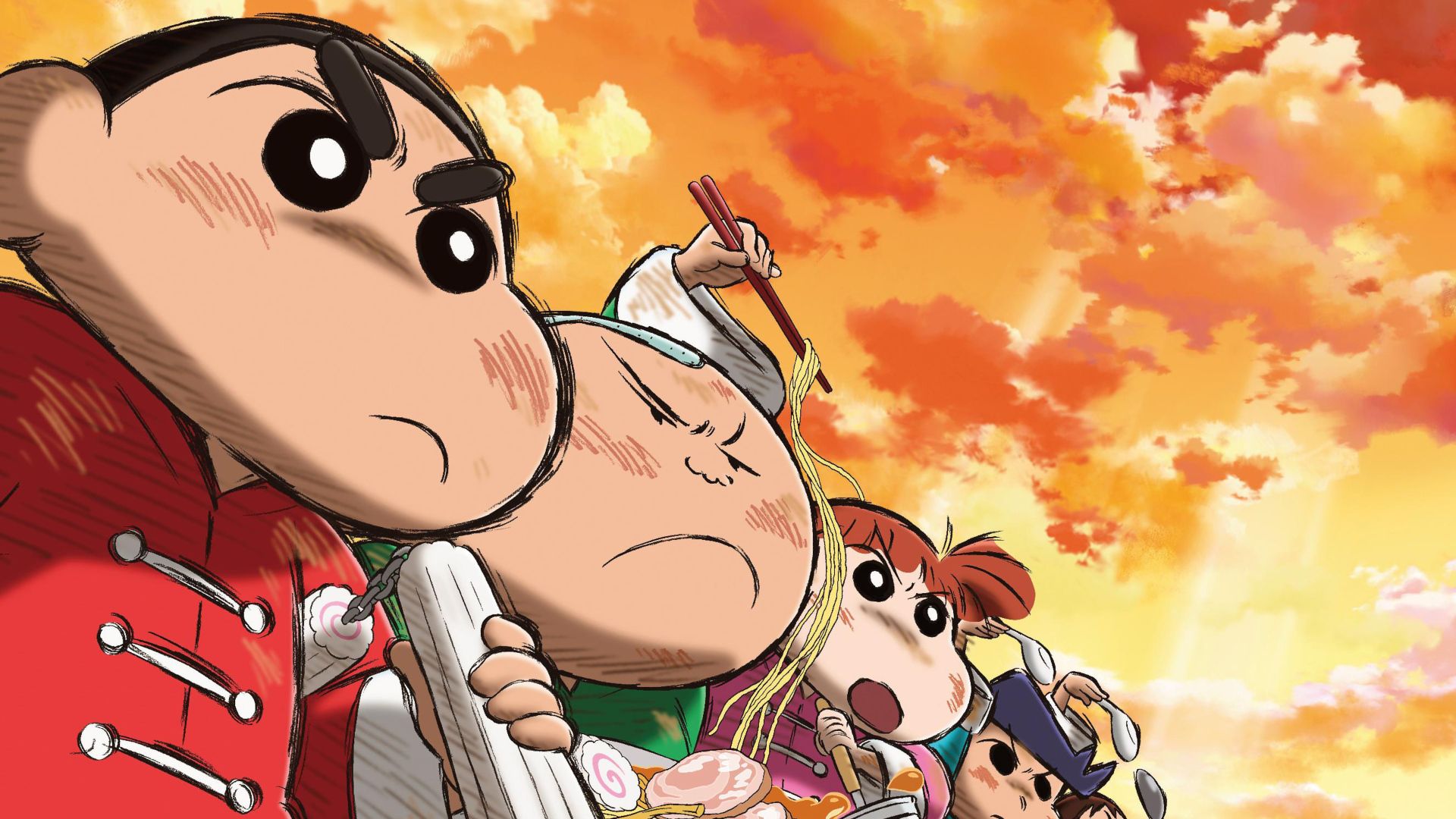 Crayon Shin-chan: Burst Serving! Kung Fu Boys - Ramen Rebellion background