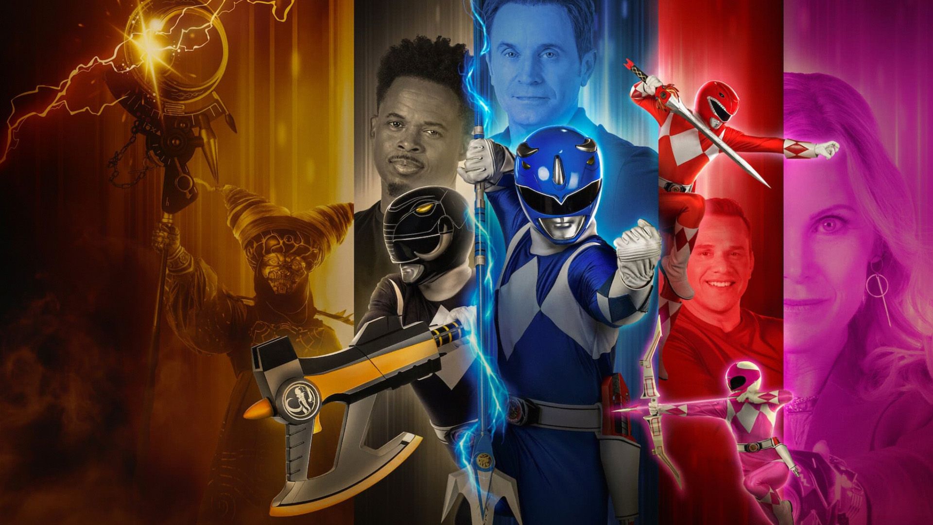 Mighty Morphin Power Rangers: Once & Always background