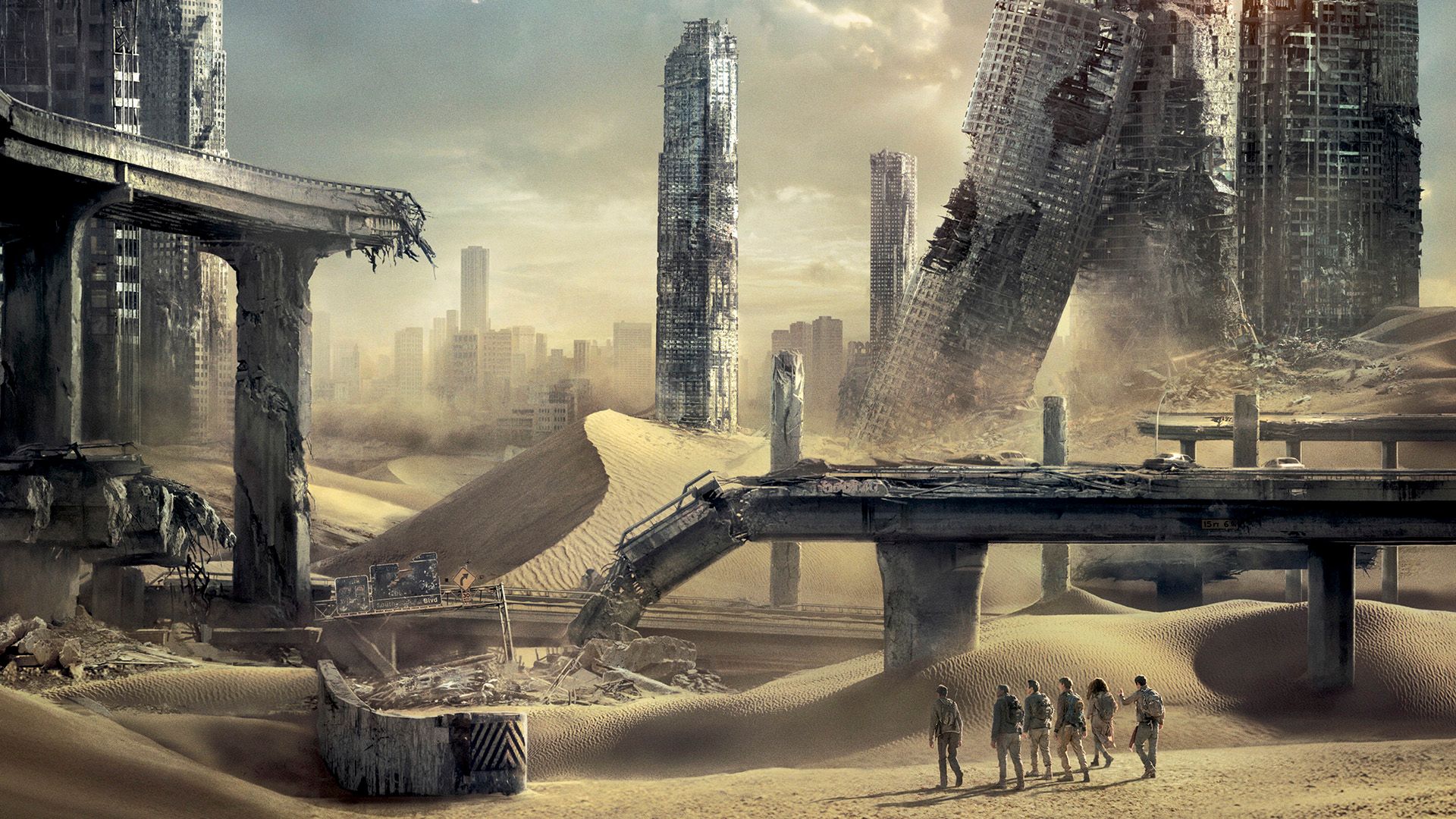 Maze Runner: The Scorch Trials background