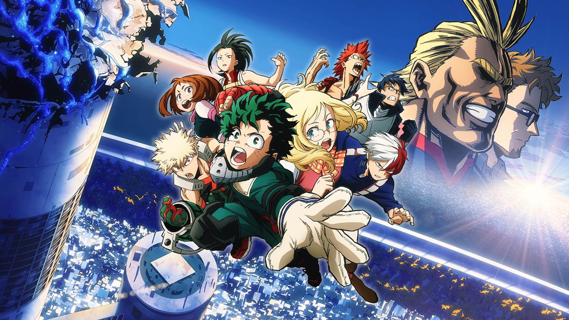 My Hero Academia: Two Heroes background